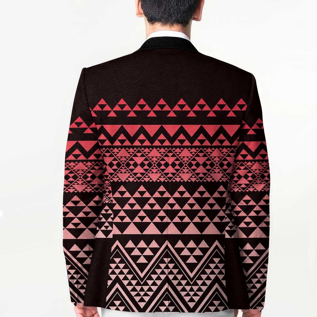 Maori Niho Taniwha Te Wheiao Blazer Terracotta - Polynesian Pride