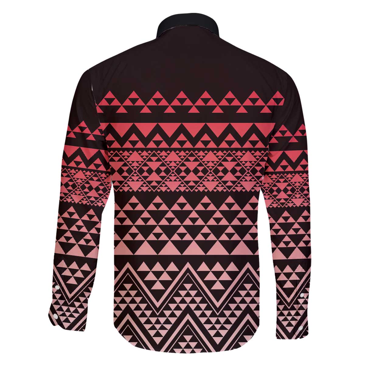 Maori Niho Taniwha Te Wheiao Family Matching Off The Shoulder Long Sleeve Dress and Hawaiian Shirt Terracotta LT7 - Polynesian Pride