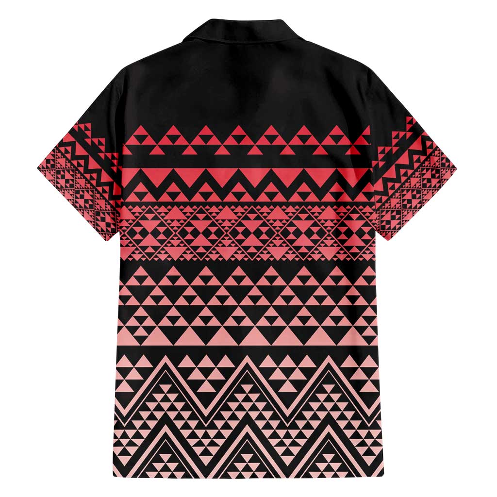 Maori Niho Taniwha Te Wheiao Hawaiian Shirt Terracotta - Polynesian Pride