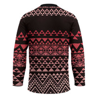 Maori Niho Taniwha Te Wheiao Hockey Jersey Terracotta LT7 - Polynesian Pride