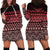 Maori Niho Taniwha Te Wheiao Hoodie Dress Terracotta - Polynesian Pride