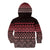 Maori Niho Taniwha Te Wheiao Kid Hoodie Terracotta - Polynesian Pride
