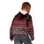 Maori Niho Taniwha Te Wheiao Kid Hoodie Terracotta - Polynesian Pride