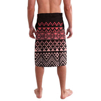 Maori Niho Taniwha Te Wheiao Lavalava Terracotta - Polynesian Pride
