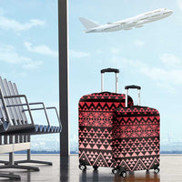 Maori Niho Taniwha Te Wheiao Luggage Cover Terracotta LT7 - Polynesian Pride