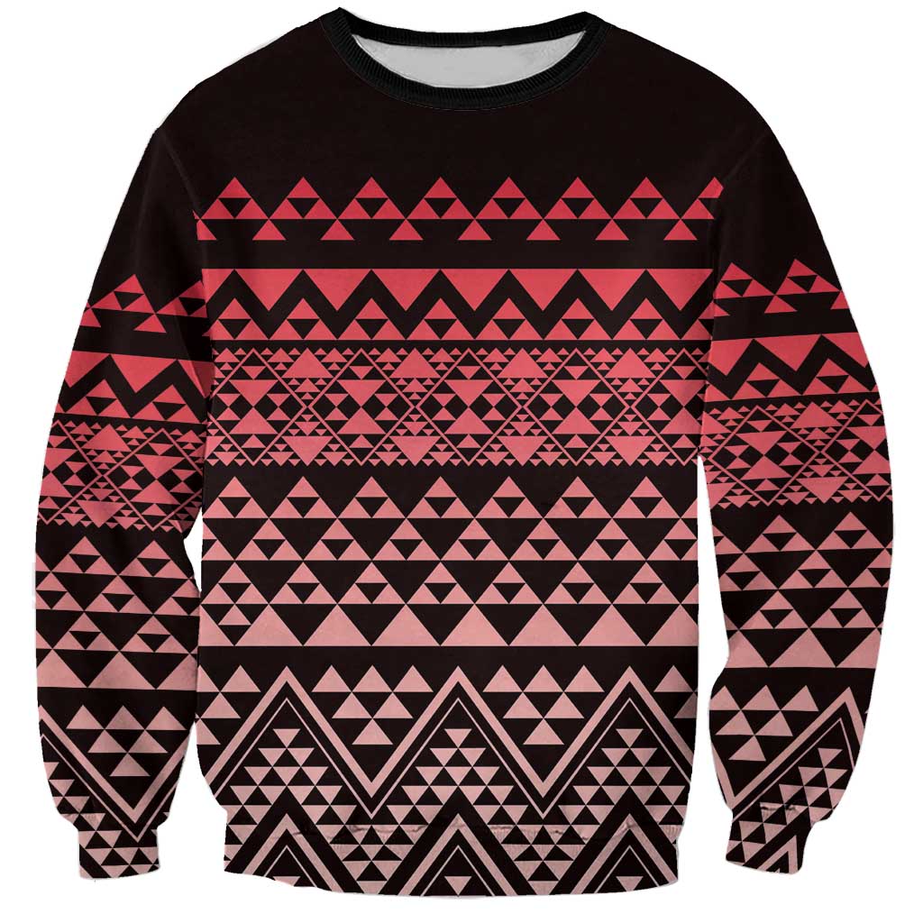 Maori Niho Taniwha Te Wheiao Sweatshirt Terracotta LT7 Unisex Terracotta - Polynesian Pride