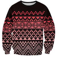 Maori Niho Taniwha Te Wheiao Sweatshirt Terracotta LT7 Unisex Terracotta - Polynesian Pride