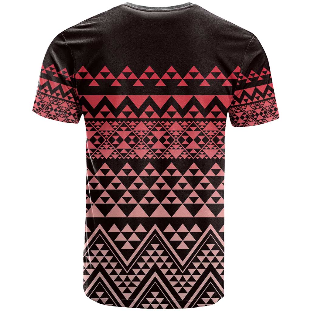 Maori Niho Taniwha Te Wheiao T Shirt Terracotta - Polynesian Pride