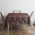Maori Niho Taniwha Te Wheiao Tablecloth Terracotta - Polynesian Pride