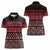 Maori Niho Taniwha Te Wheiao Women Polo Shirt Terracotta - Polynesian Pride