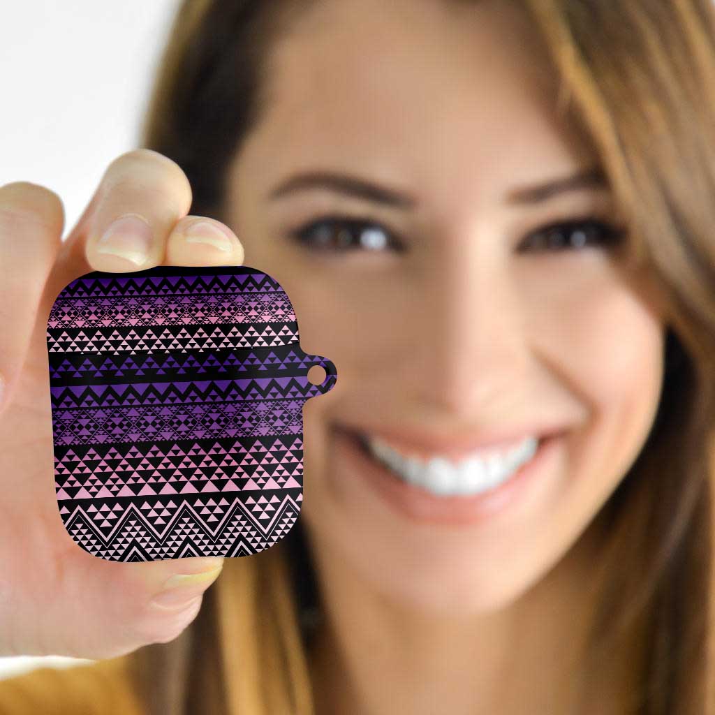 Maori Niho Taniwha Te Wheiao AirPods Case Waiporoporo - Polynesian Pride