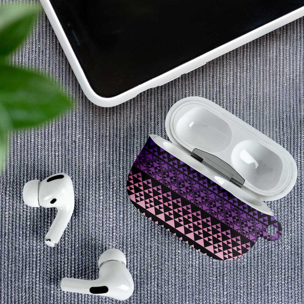 Maori Niho Taniwha Te Wheiao AirPods Case Waiporoporo - Polynesian Pride