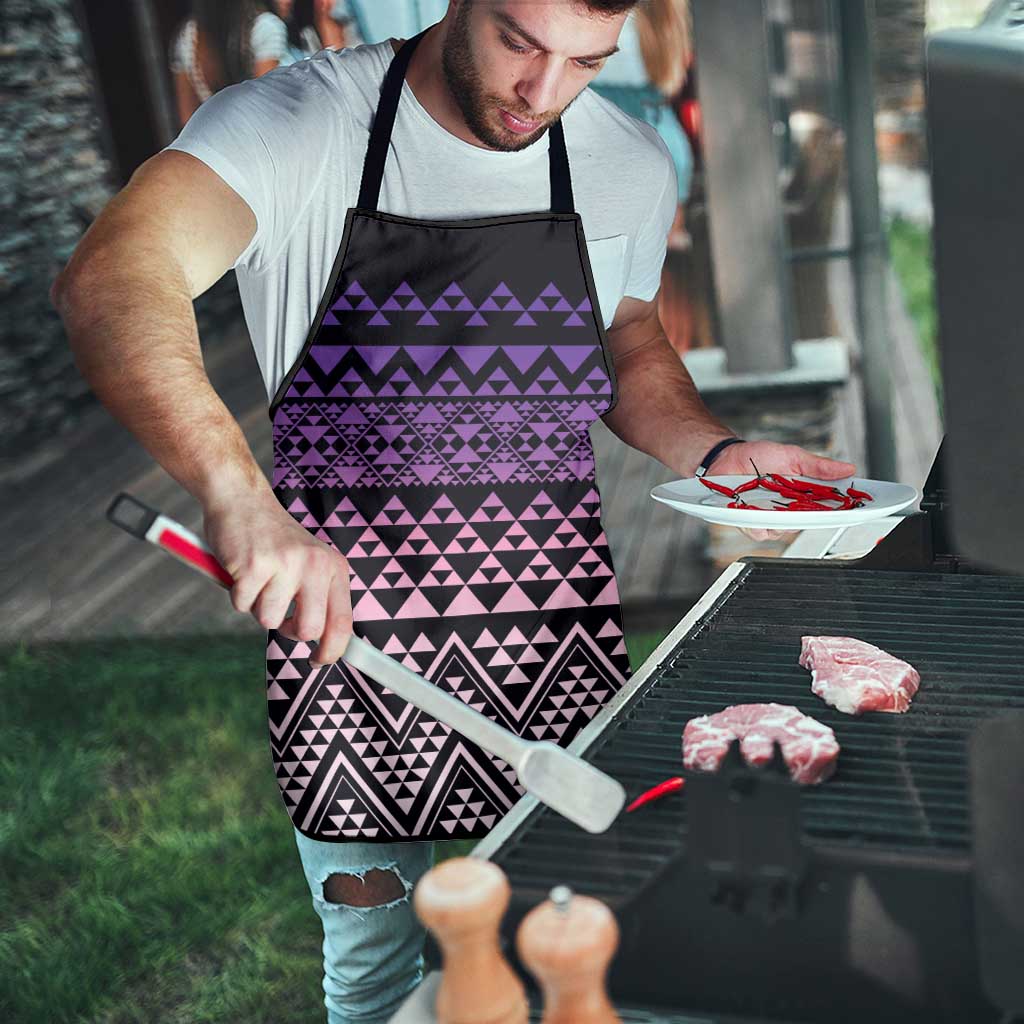 Maori Niho Taniwha Te Wheiao Apron Waiporoporo - Polynesian Pride