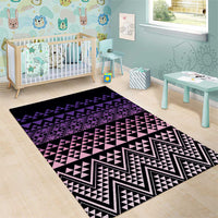 Maori Niho Taniwha Te Wheiao Area Rug Waiporoporo LT7 - Polynesian Pride