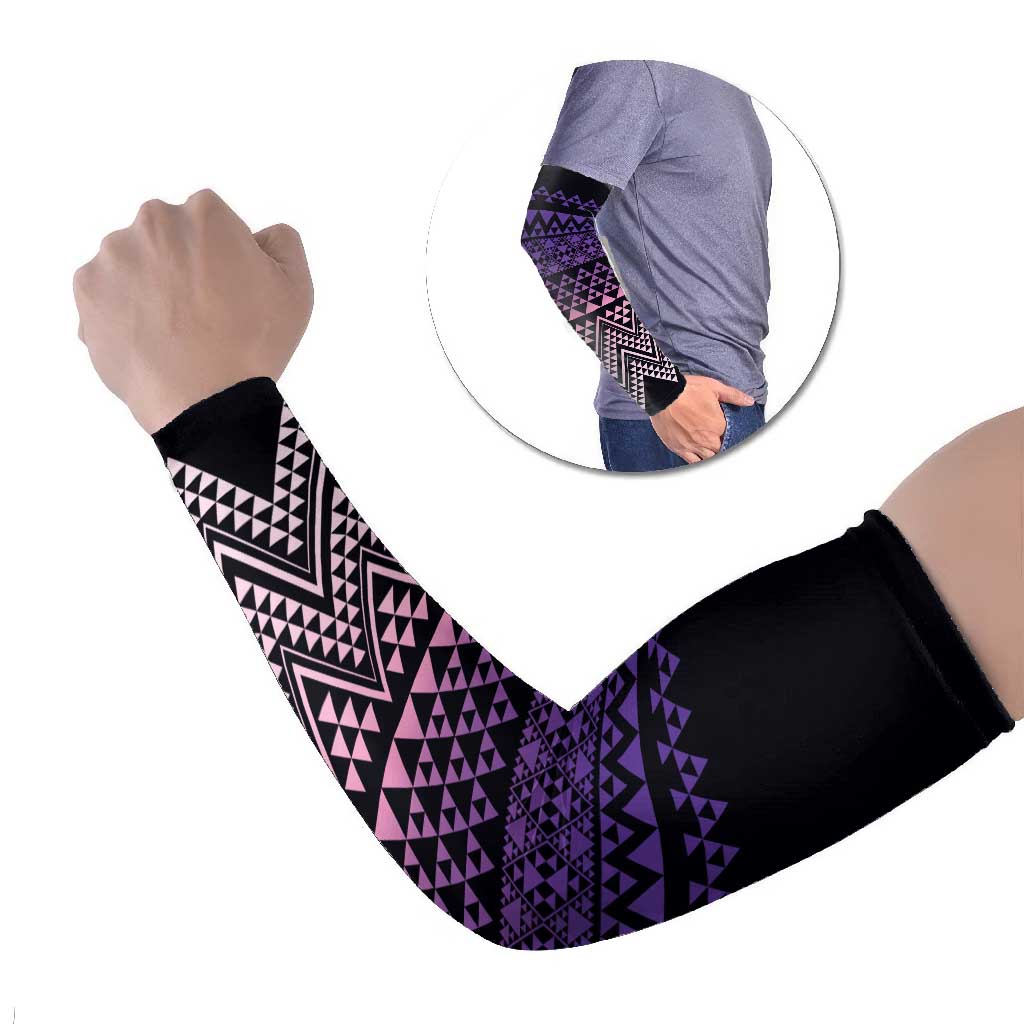 Maori Niho Taniwha Te Wheiao Arm Sleeves Waiporoporo - Polynesian Pride
