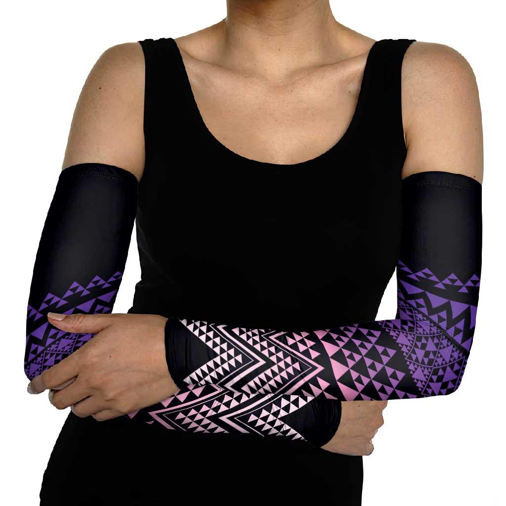Maori Niho Taniwha Te Wheiao Arm Sleeves Waiporoporo - Polynesian Pride
