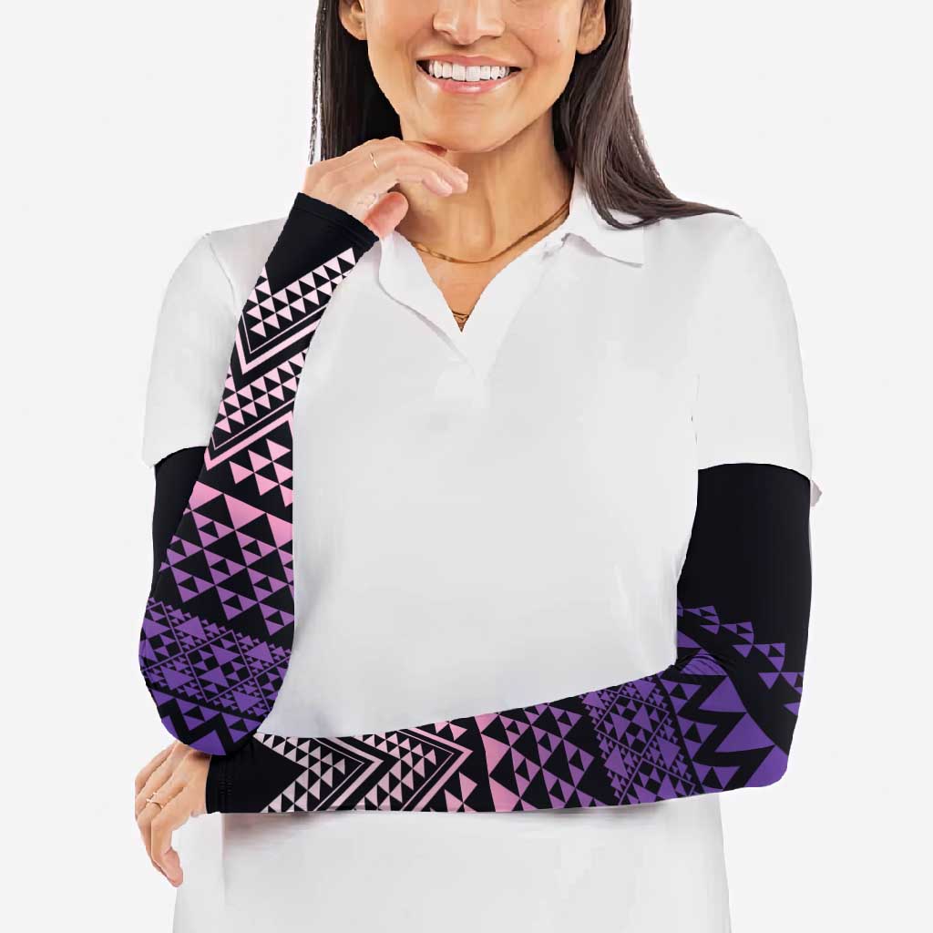 Maori Niho Taniwha Te Wheiao Arm Sleeves Waiporoporo - Polynesian Pride