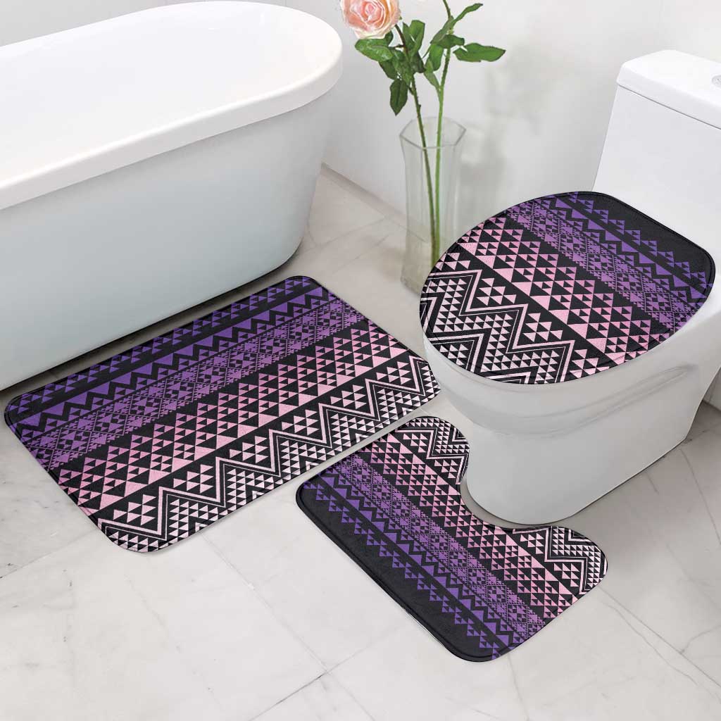 Maori Niho Taniwha Te Wheiao Bathroom Set Waiporoporo - Polynesian Pride