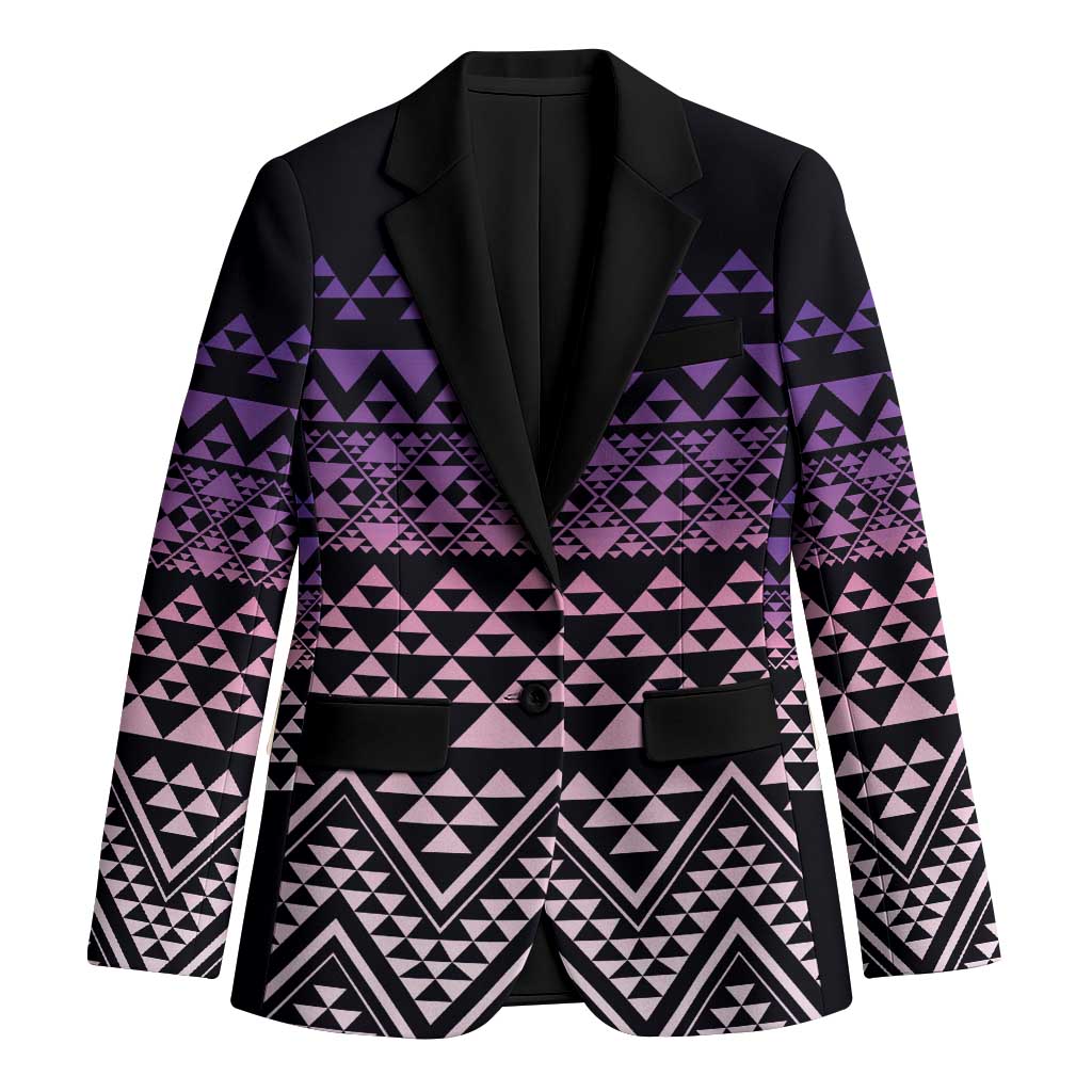 Maori Niho Taniwha Te Wheiao Blazer Waiporoporo - Polynesian Pride