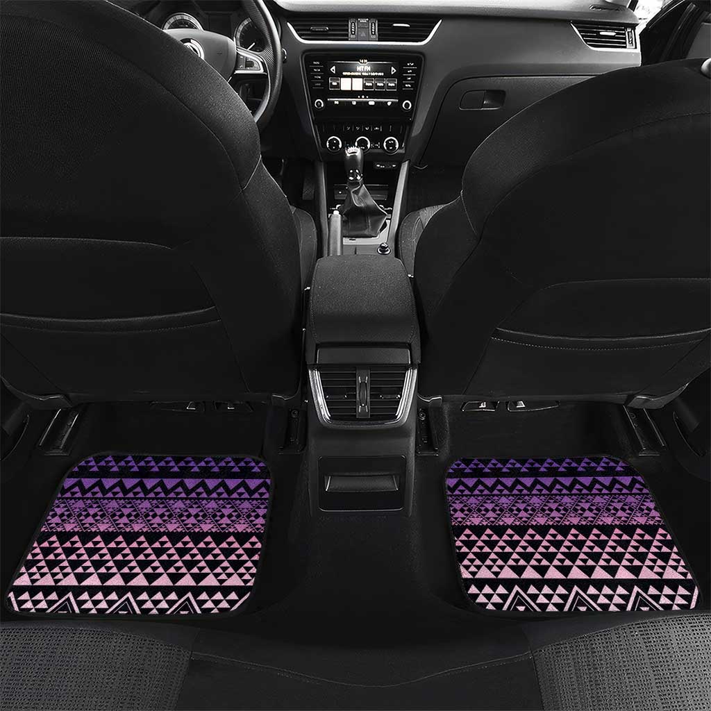Maori Niho Taniwha Te Wheiao Car Mats Waiporoporo - Polynesian Pride
