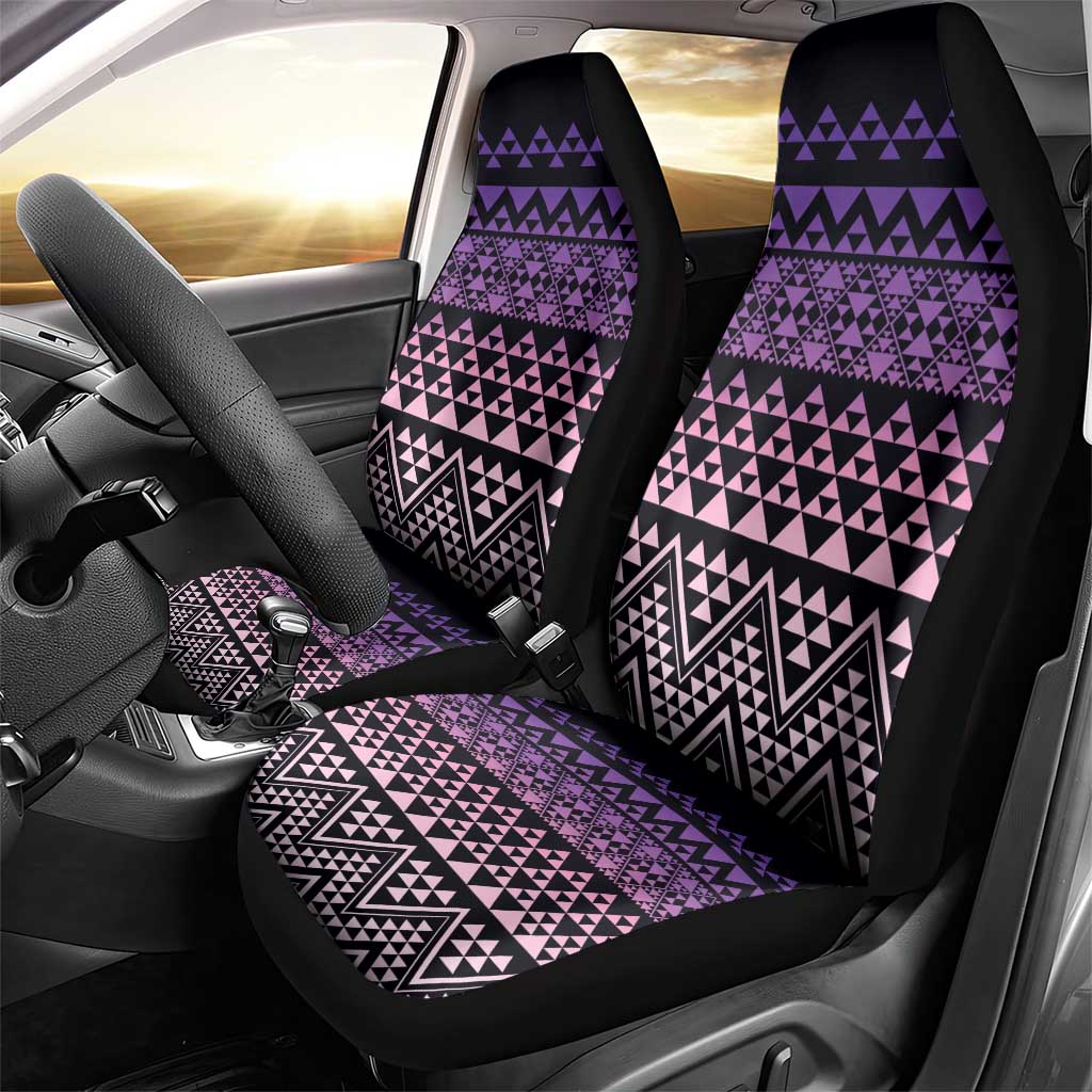 Maori Niho Taniwha Te Wheiao Car Seat Cover Waiporoporo - Polynesian Pride