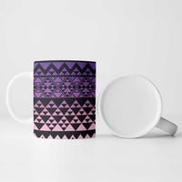 Maori Niho Taniwha Te Wheiao Ceramic Mug Waiporoporo - Polynesian Pride