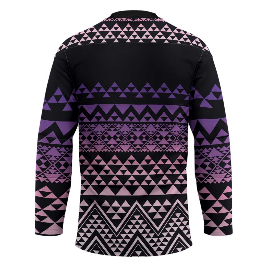 Maori Niho Taniwha Te Wheiao Hockey Jersey Waiporoporo - Polynesian Pride