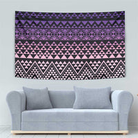 Maori Niho Taniwha Te Wheiao Tapestry Waiporoporo - Polynesian Pride