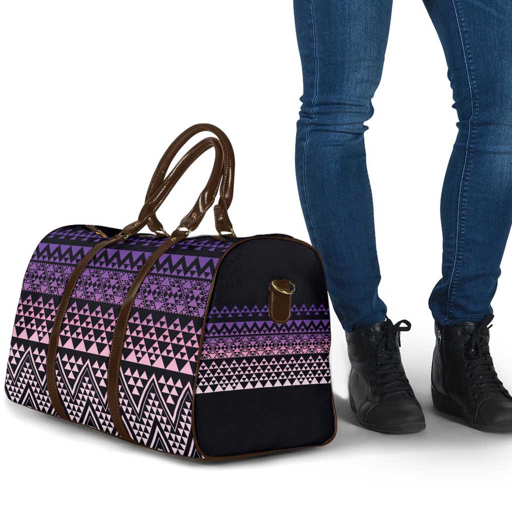 Maori Niho Taniwha Te Wheiao Travel Bag Waiporoporo - Polynesian Pride