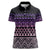 Maori Niho Taniwha Te Wheiao Women Polo Shirt Waiporoporo - Polynesian Pride