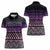 Maori Niho Taniwha Te Wheiao Women Polo Shirt Waiporoporo - Polynesian Pride