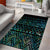 Maori Niho Taniwha Te Wheiao Area Rug Paua Shell - Polynesian Pride