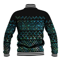 Maori Niho Taniwha Te Wheiao Baseball Jacket Paua Shell - Polynesian Pride