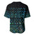 Maori Niho Taniwha Te Wheiao Baseball Jersey Paua Shell - Polynesian Pride