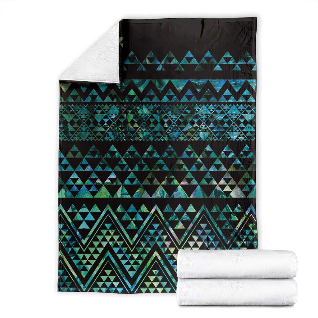 Maori Niho Taniwha Te Wheiao Blanket Paua Shell - Polynesian Pride