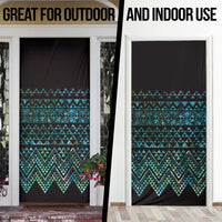 Maori Niho Taniwha Te Wheiao Door Cover Paua Shell - Polynesian Pride