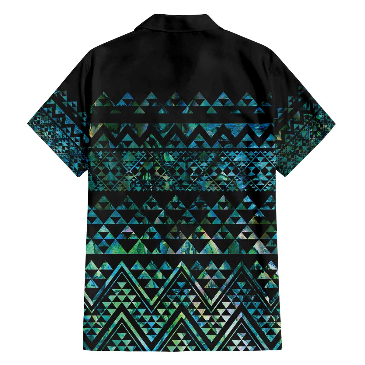 Maori Niho Taniwha Te Wheiao Family Matching Off The Shoulder Long Sleeve Dress and Hawaiian Shirt Paua Shell LT7 - Polynesian Pride