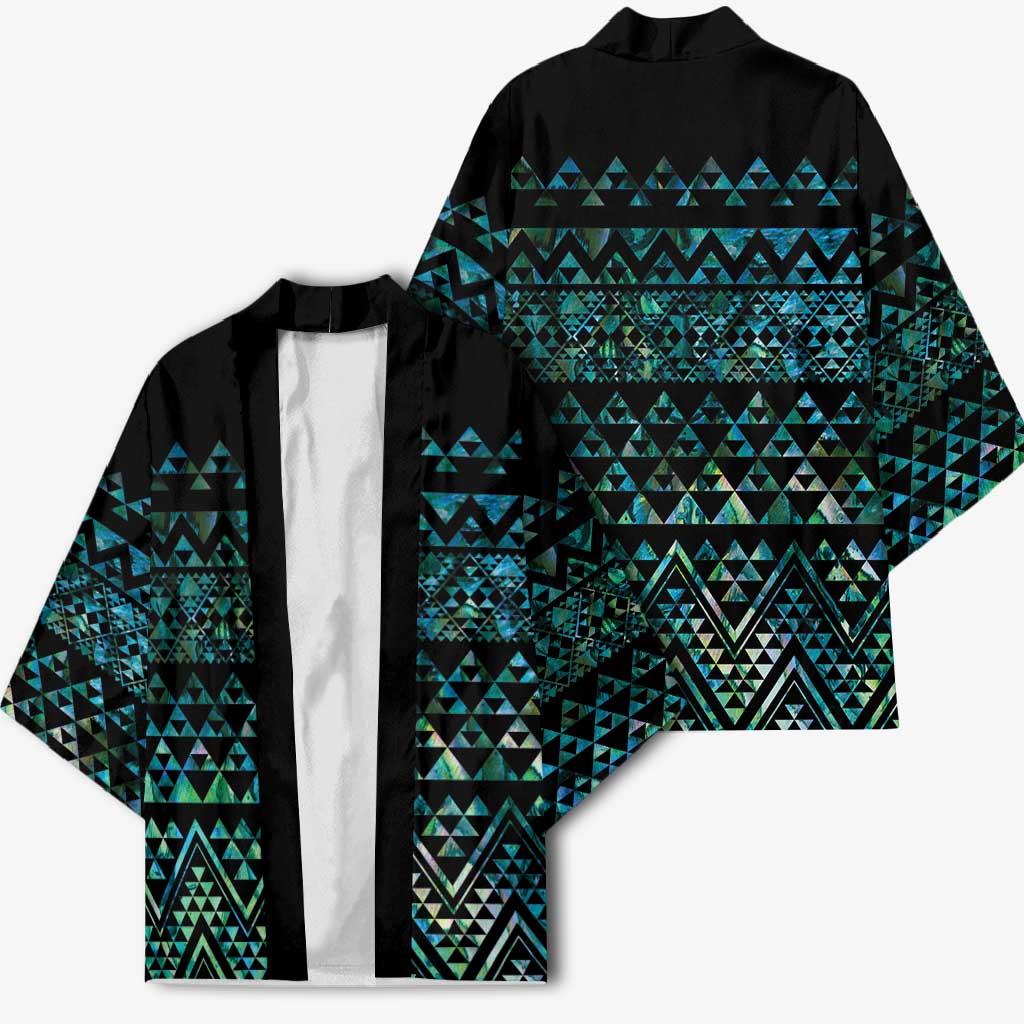 Maori Niho Taniwha Te Wheiao Kimono Paua Shell - Polynesian Pride