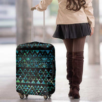Maori Niho Taniwha Te Wheiao Luggage Cover Paua Shell - Polynesian Pride