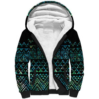 Maori Niho Taniwha Te Wheiao Sherpa Hoodie Paua Shell LT7 Unisex Colorful - Polynesian Pride