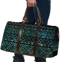 Maori Niho Taniwha Te Wheiao Travel Bag Paua Shell - Polynesian Pride