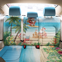 Tropical Christmas Funny Santa Back Car Seat Cover Beach Vacation