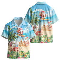 Tropical Christmas Funny Santa Kid Hawaiian Shirt Beach Vacation LT7 - Polynesian Pride