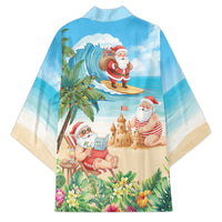Tropical Christmas Funny Santa Kimono Beach Vacation