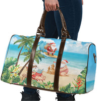 Tropical Christmas Funny Santa Travel Bag Beach Vacation