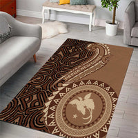 Papua New Guinea Oro Tapa Motif Area Rug Classic LT7 - Polynesian Pride