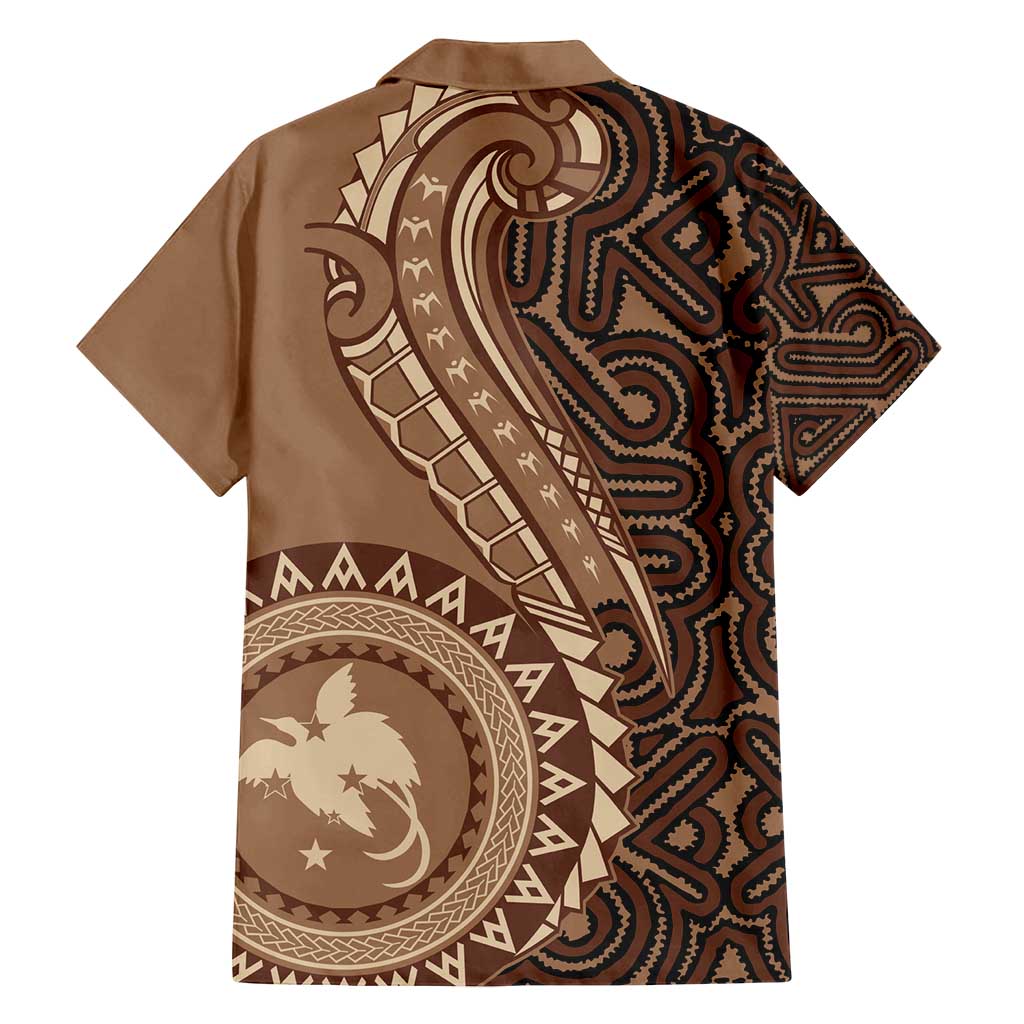 Papua New Guinea Oro Tapa Motif Family Matching Long Sleeve Bodycon Dress and Hawaiian Shirt Classic LT7 - Polynesian Pride