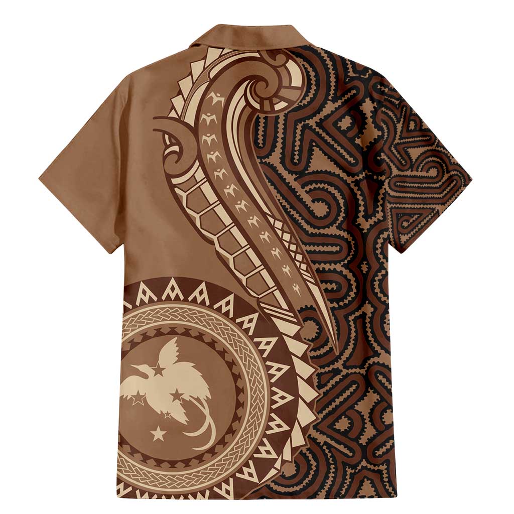 Papua New Guinea Oro Tapa Motif Family Matching Mermaid Dress and Hawaiian Shirt Classic LT7 - Polynesian Pride