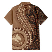 Papua New Guinea Oro Tapa Motif Family Matching Off The Shoulder Long Sleeve Dress and Hawaiian Shirt Classic LT7 - Polynesian Pride