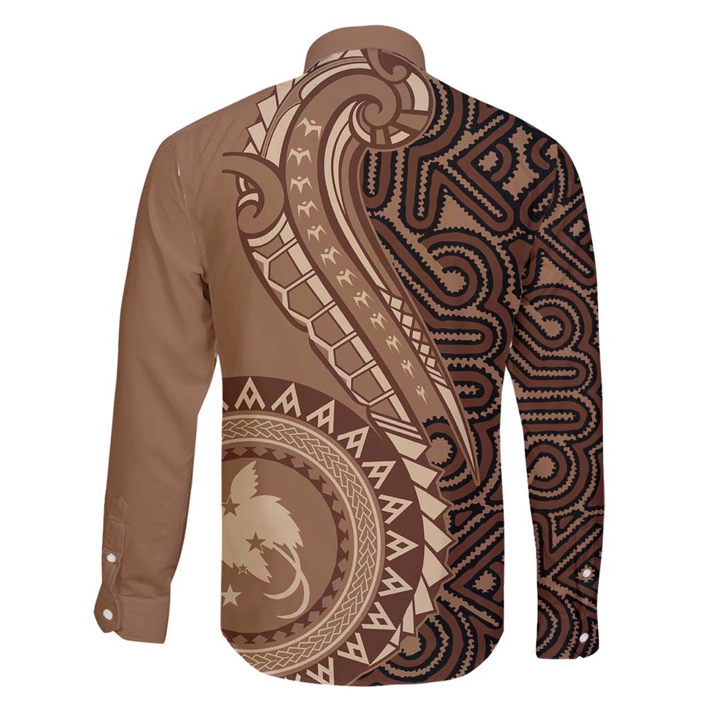Papua New Guinea Oro Tapa Motif Family Matching Puletasi and Hawaiian Shirt Classic LT7 - Polynesian Pride
